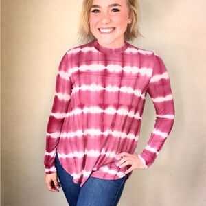 Women's Tie-Dye Long Sleeve Top